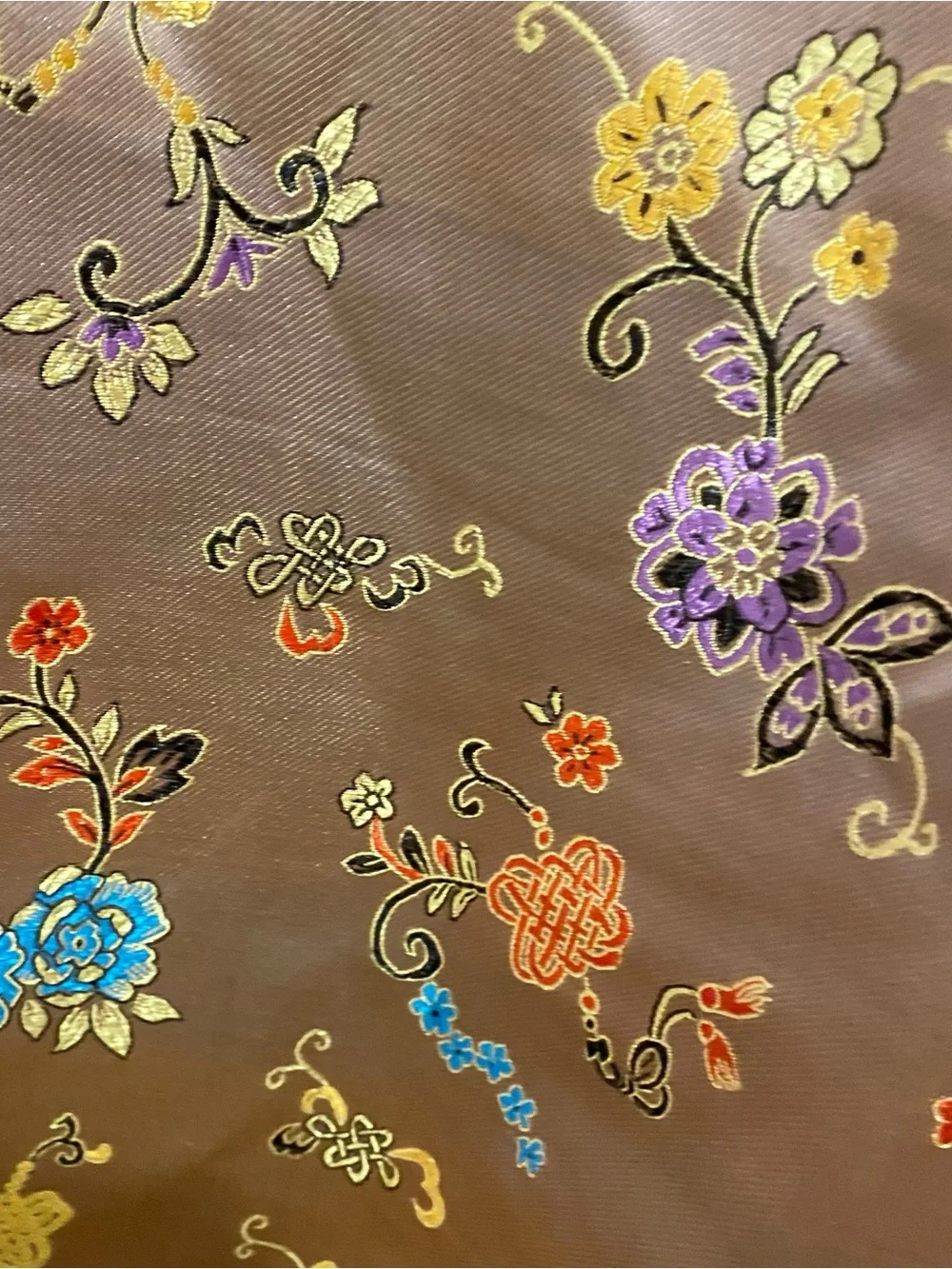 Girls Dress Size M 8 Chest 30” Chinese Cheongsam Pink Satin Floral Embroidery